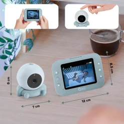 Babyphones*Babymoov Babyphone Vidéo sans fil YOO Roll de