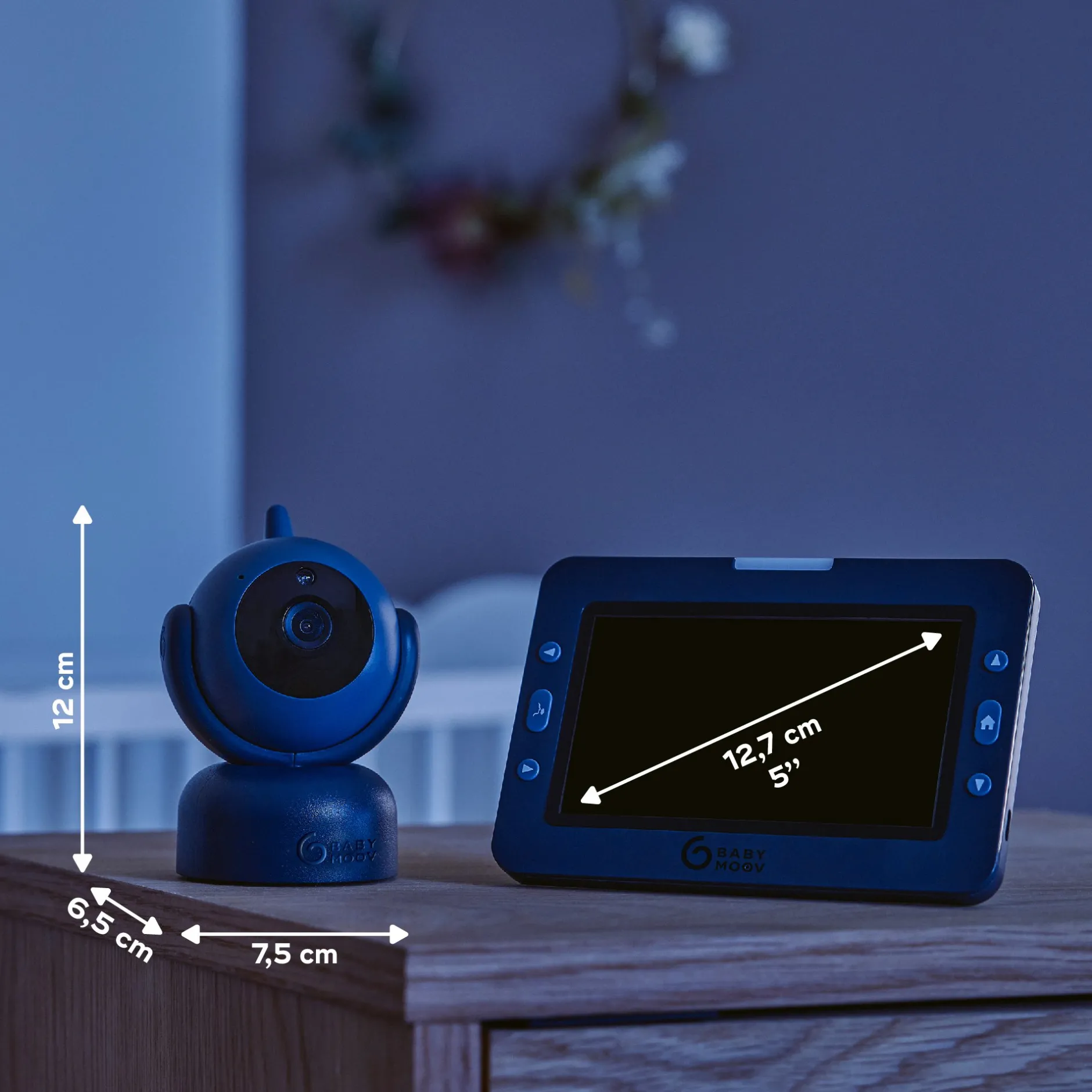 Babyphones*Babymoov Babyphone Vidéo-rotatif Yoo Master Plus de