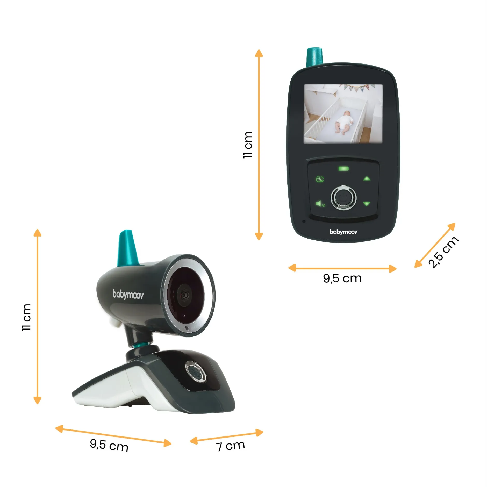 Babyphones*Babymoov Babyphone Yoo Travel de Gris