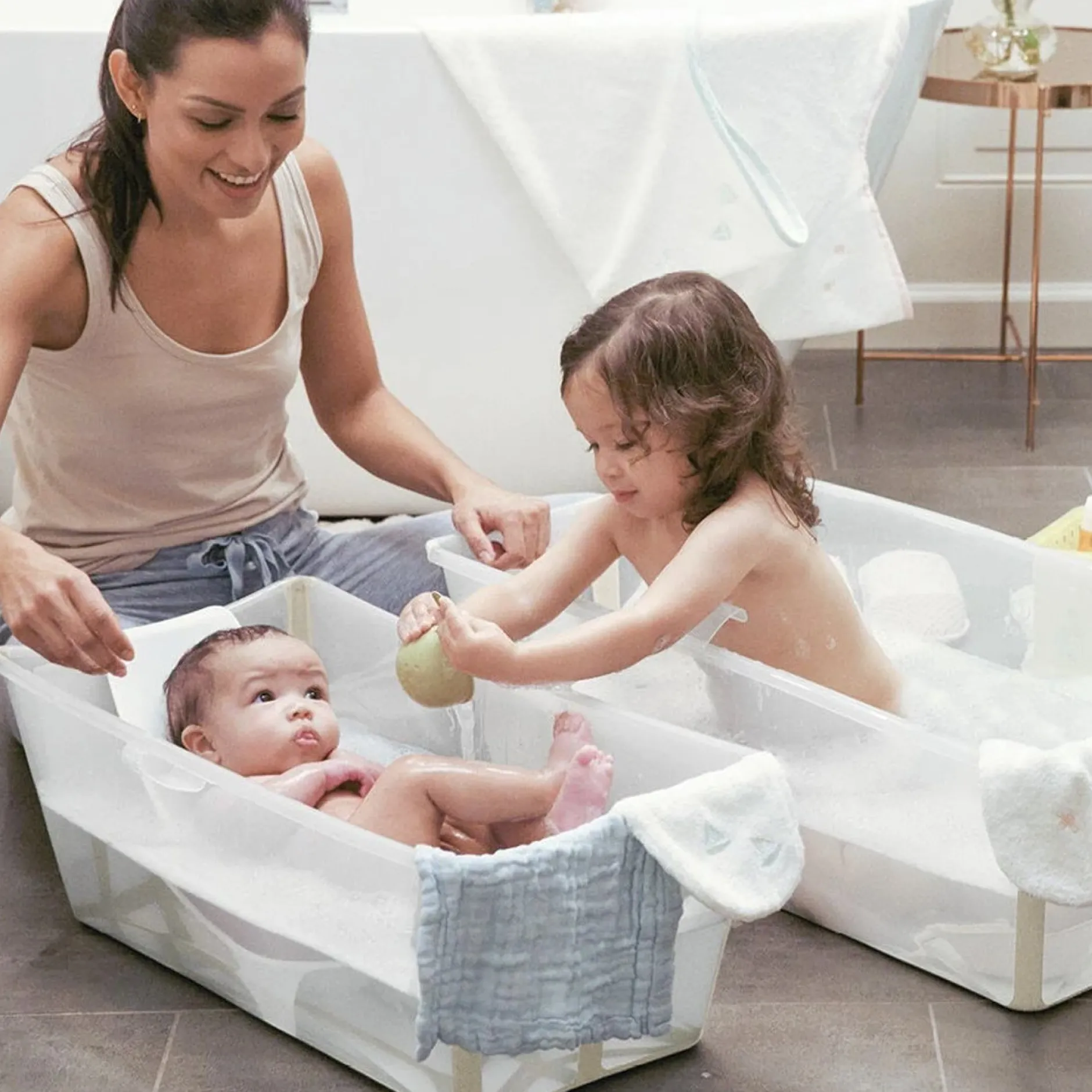 Baignoires|Tout Pour Vos Trajets*Stokke® Baignoire Flexi Bath™ bouchon thermique de Sable