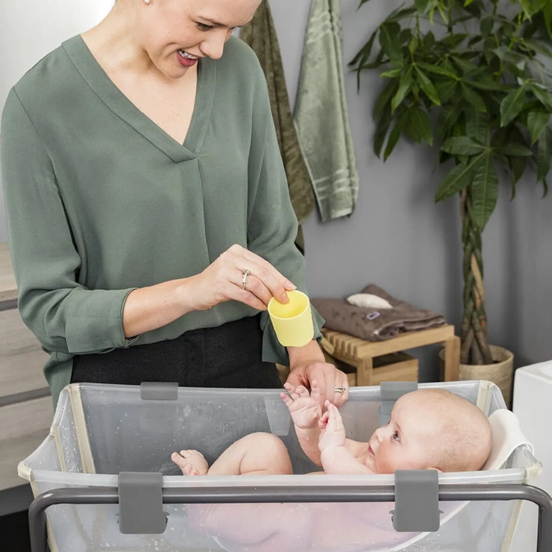 Baignoires|Tout Pour Vos Trajets*Stokke® Baignoire Flexi Bath™ bouchon thermique de Sable