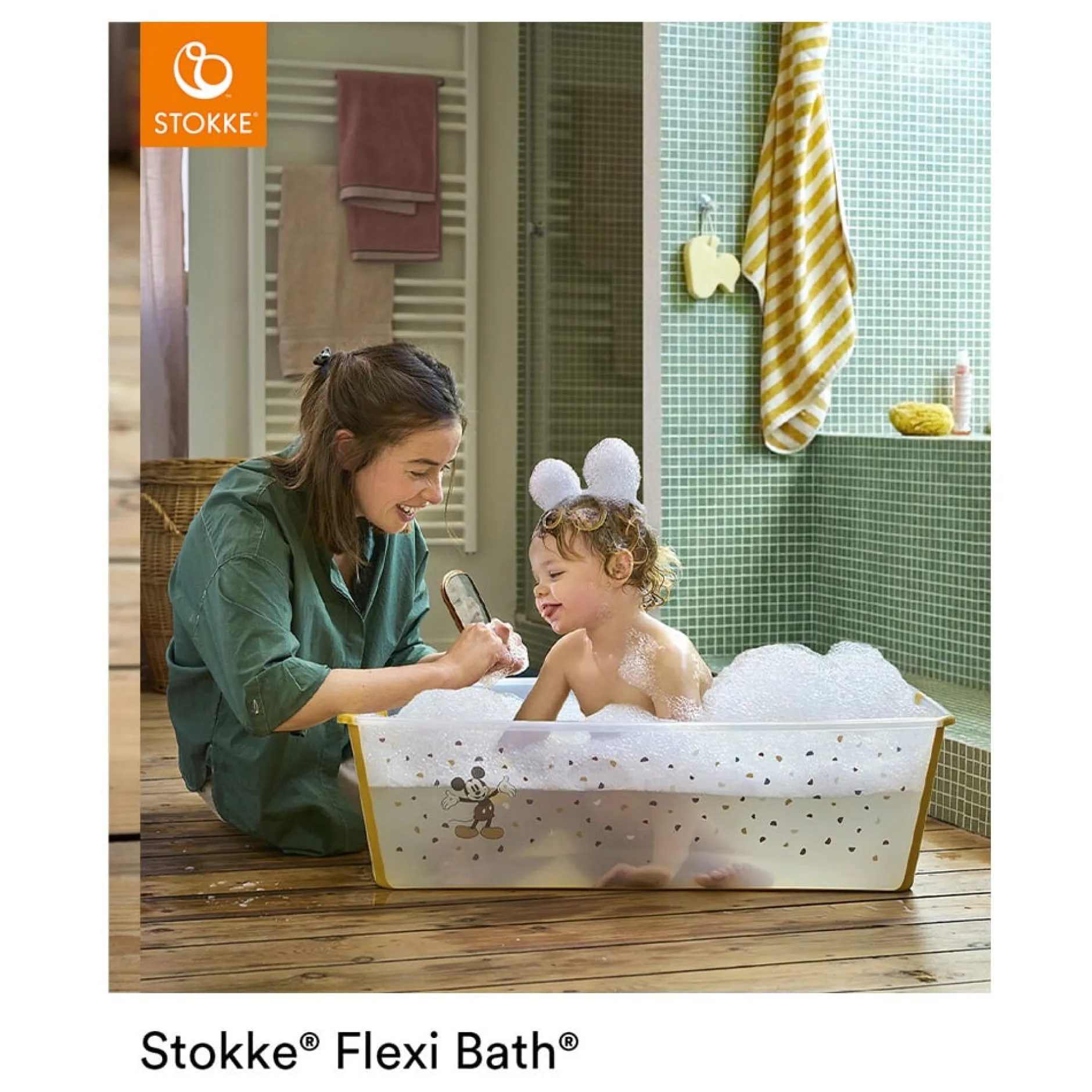 Baignoires*Stokke® Baignoire Flexi bath X-Large de Mickey Celebration