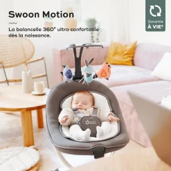 Balancelles*Babymoov Balancelle Swoon Motion 360° de Zinc