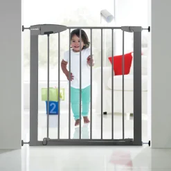Barrières De Porte Et Escalier|Barrières De Porte*Munchkin Barrière de sécurité Easy Loc de Grise