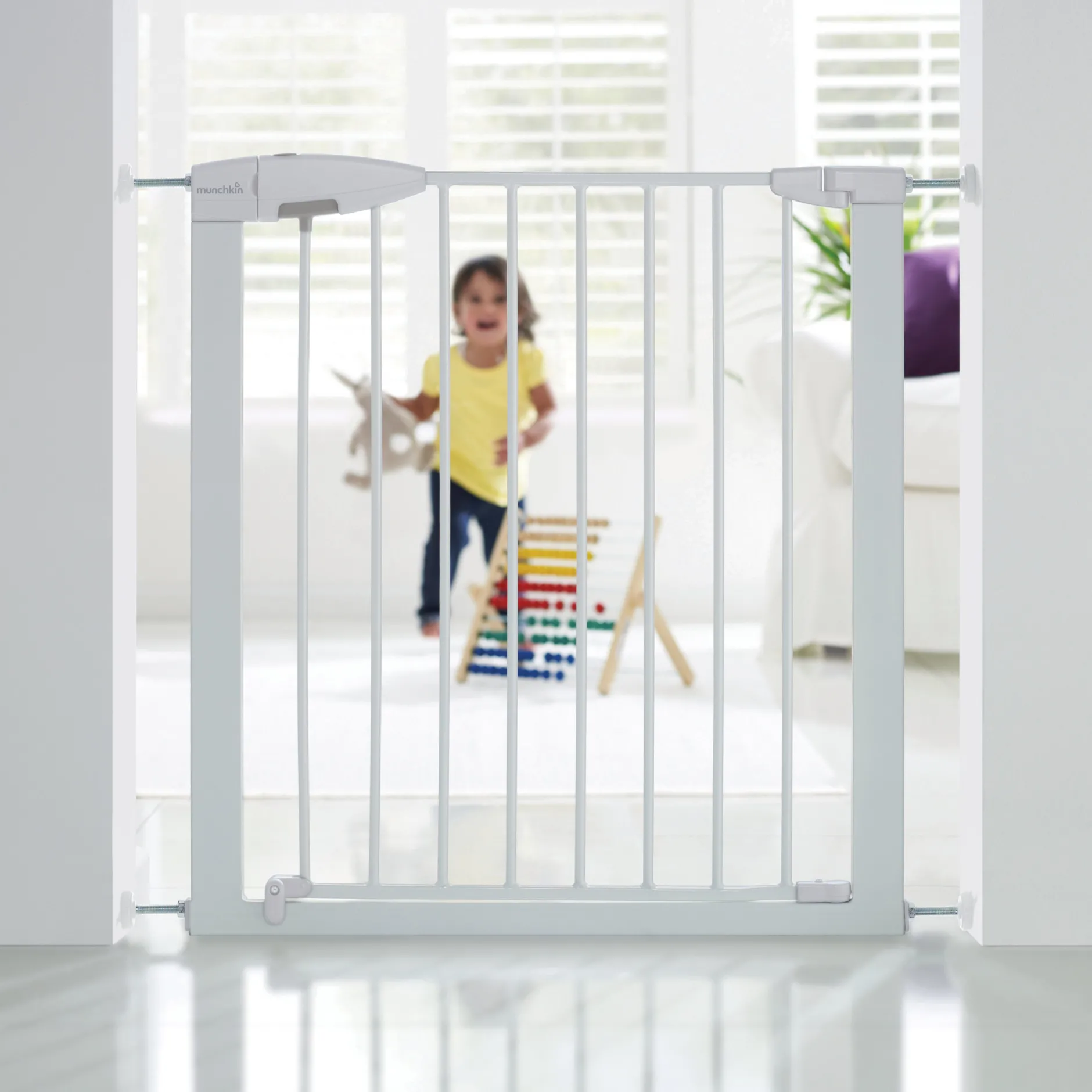 Barrières De Porte Et Escalier|Barrières De Porte*Munchkin Barrière de sécurité Easy Loc de Blanche