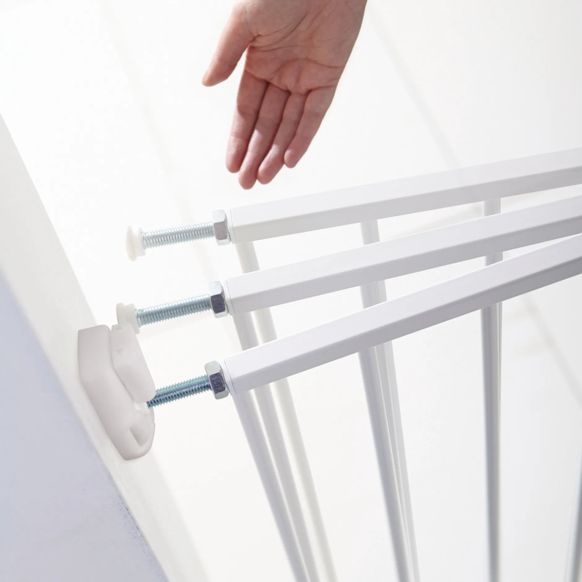 Barrières De Porte Et Escalier|Barrières De Porte*Munchkin Barrière de sécurité extensible métal - fixation murale de