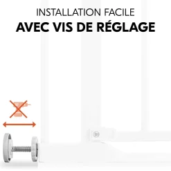 Barrières De Porte Et Escalier|Barrières De Porte*Hauck Barrière de sécurité fermeture manuelle de Blanc