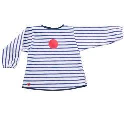 Bavoirs*Babytolove Bavoir blouse de Blue Stripes