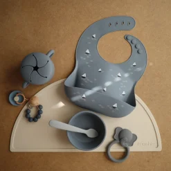 Bavoirs*mushie Bavoir en silicone de Bateau