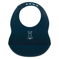 Bavoirs*Nattou Bavoir silicone de Bleu foncé
