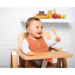 Bavoirs*Nattou Bavoir silicone de Brique