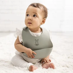 Bavoirs*Nattou Bavoir silicone de Vert