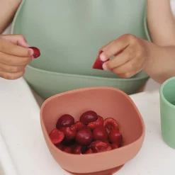 Bavoirs*Béaba Bavoir silicone de Vert Sauge