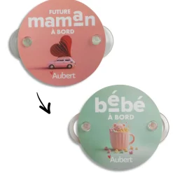 Signalisation|Tout Pour Vos Trajets*Aubert concept Bébé à bord / Future maman à bord réversible de