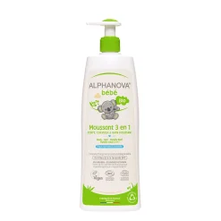 Cosmétiques*Alphanova bébé Bébé moussant 3en 1 bio 500ml de