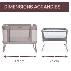 Cododo*Chicco Berceau cododo Next 2 Me Forever de Almond