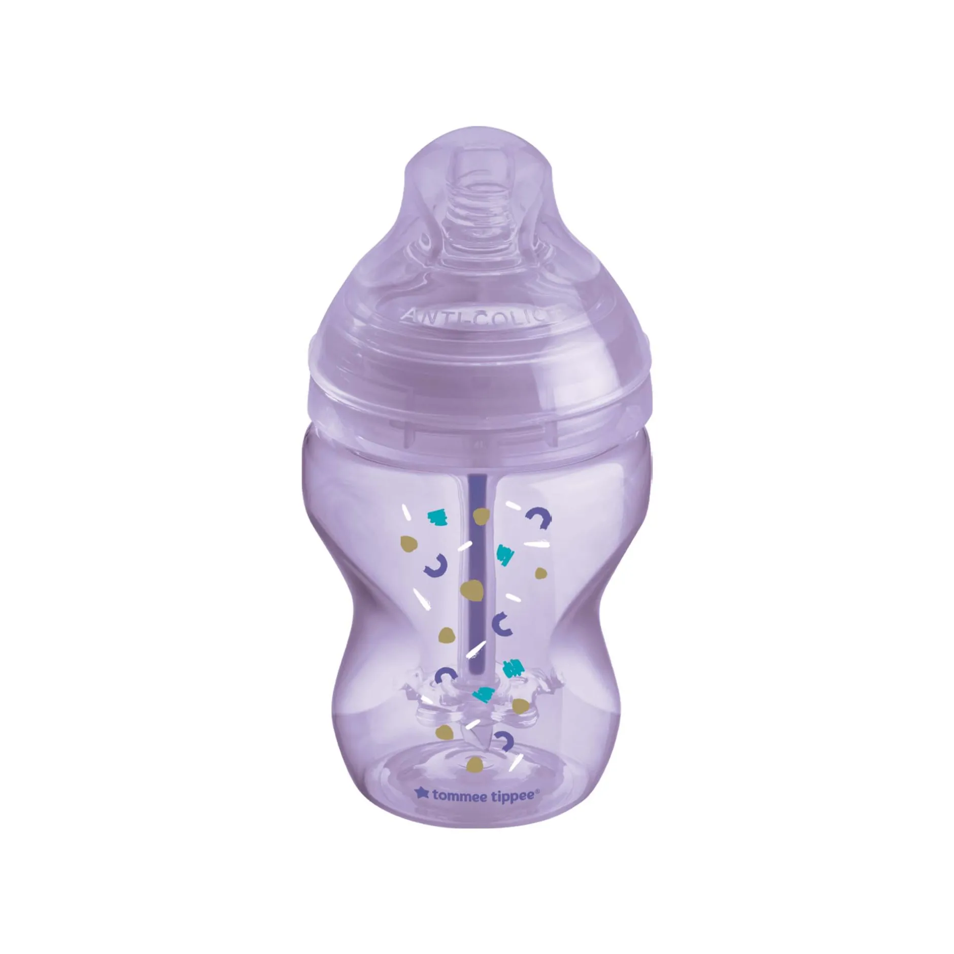 Biberons Pp (Polypropylène)*Tommee Tippee Biberon anti-colique avancé x1 260 ml de Rose