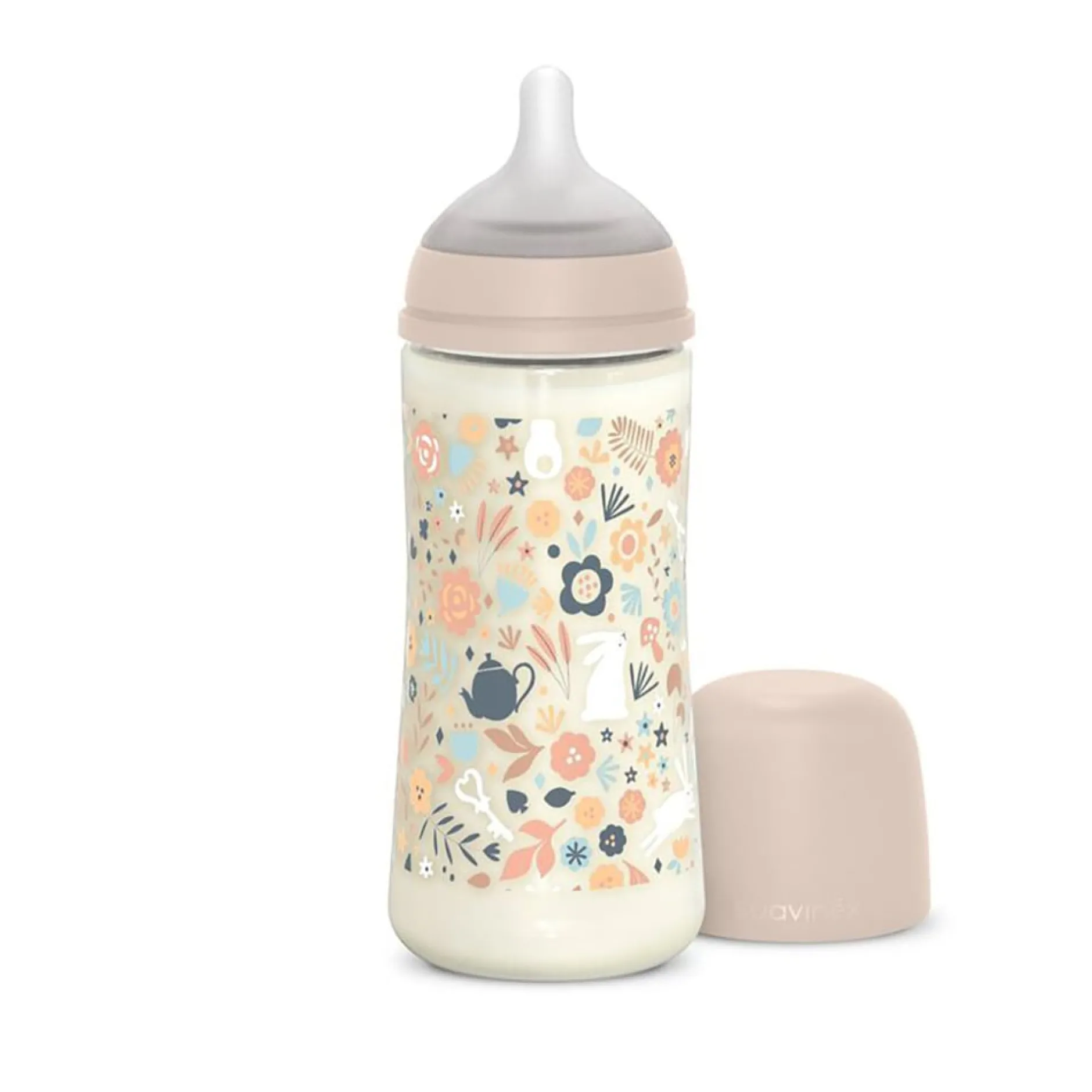 Biberons Pp (Polypropylène)*Suavinex Biberon avec tétine SX Pro 360 ml de Wonderland Rose