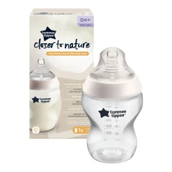 Biberons Pp (Polypropylène)*Tommee Tippee Biberon Closer to Nature 260 ml de Transparent