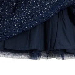 Robes, Jupes*Marèse Bleu Ballerine Robe manches longues bi-matière de Blue Bastille