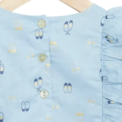 T-Shirts, Blouses, Chemises*Marèse Bleu Ballerine Tunique manches longue de Print Luxembourg