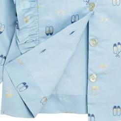 T-Shirts, Blouses, Chemises*Marèse Bleu Ballerine Tunique manches longue de Print Luxembourg