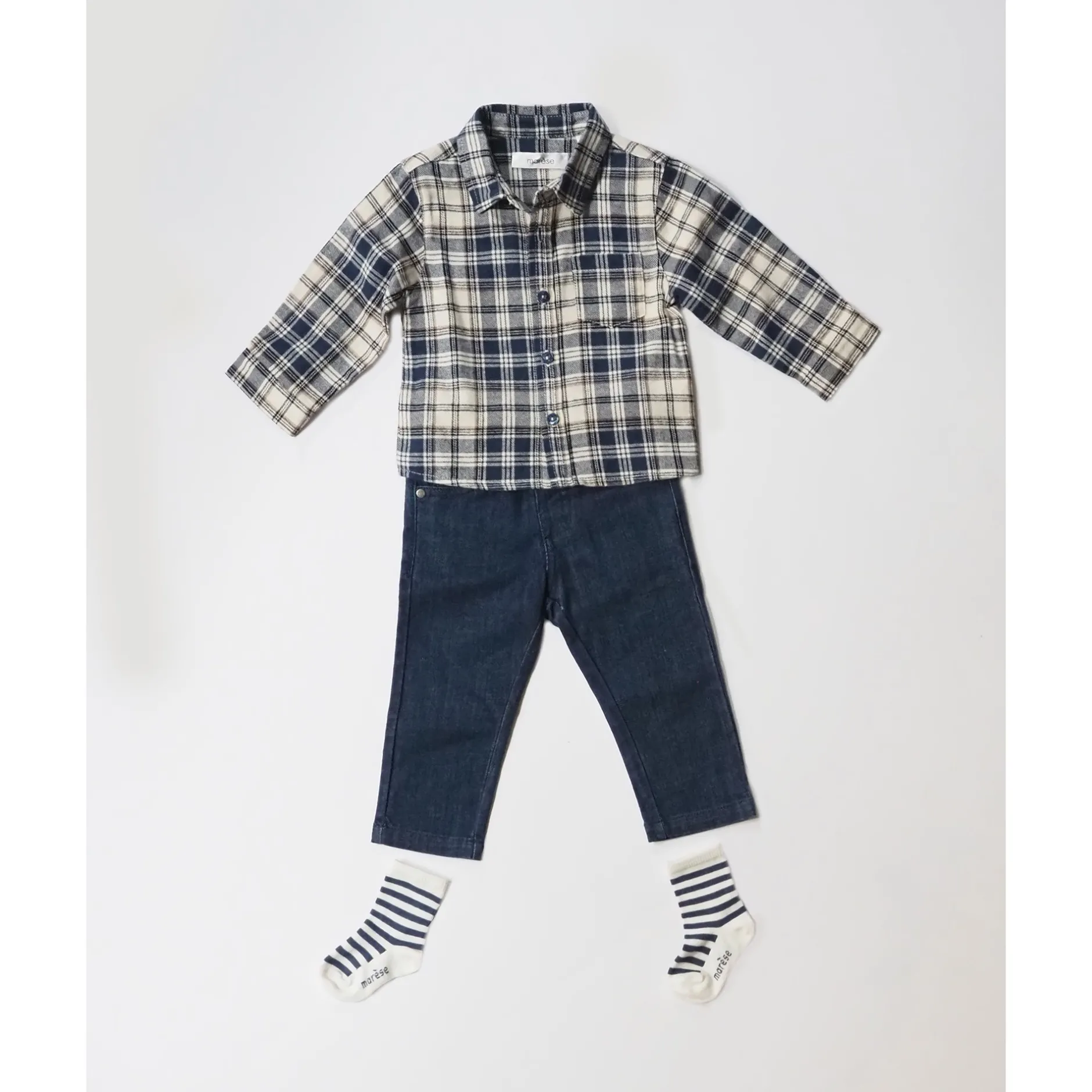 Pantalons, Shorts*Marèse Bleu Château Pantalon effet denim de Blue Bike