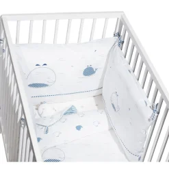 Edredons*Sauthon Baby's Sweet Home Blue Baleine Edredon 140 x 70 cm de Bleu