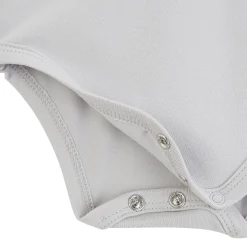 Vêtements Naissance*P'tit bisou Body manches longues Lapin Câlin 6 mois de Gris