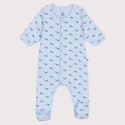 Vêtements Naissance|Pyjamas*Petit Bateau Bodyjama en tubique baleine de
