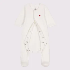 Pyjamas|Pyjamas*Petit Bateau Bodypyjama unisexe en velours de Marshmallow