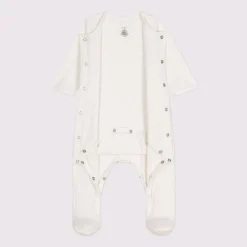 Pyjamas|Pyjamas*Petit Bateau Bodypyjama unisexe en velours de Marshmallow