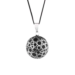 Bijoux|Soins & Beauté*Cache Coeur Bola de grossesse de Bulles émail noir