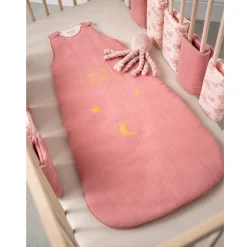 Gigoteuses & Nids D'Ange*Petit à petit Bonne nuit les chatons Gigoteuse en mousseline 6-18 mois de Pink Terra