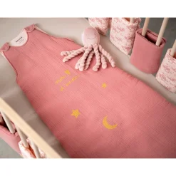 Gigoteuses & Nids D'Ange*Petit à petit Bonne nuit les chatons Gigoteuse en mousseline 6-18 mois de Pink Terra
