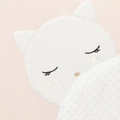 Tapis D'Éveil*Petit à petit Bonne nuit les chatons Tapis de parc en velours de Gold Dots