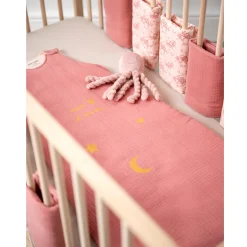 Tours De Lit*Petit à petit Bonne nuit les chatons Tour de lit de Pink Terra