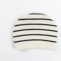 Chapeaux, Bonnets, Écharpes|Chapeaux, Bonnets, Écharpes*La Manufacture de Layette Bonnet rayé Petits Marins de Ecru/marine