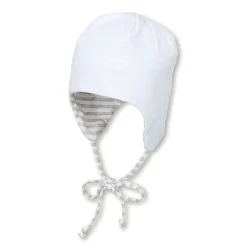 Chapeaux, Bonnets, Écharpes|Chapeaux, Bonnets, Écharpes*Sterntaler Bonnet réversible 35 cm de Blanc rayé