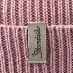 Chapeaux, Bonnets, Écharpes|Chapeaux, Bonnets, Écharpes*Sterntaler Bonnet tricot à revers 43 cm de Rose