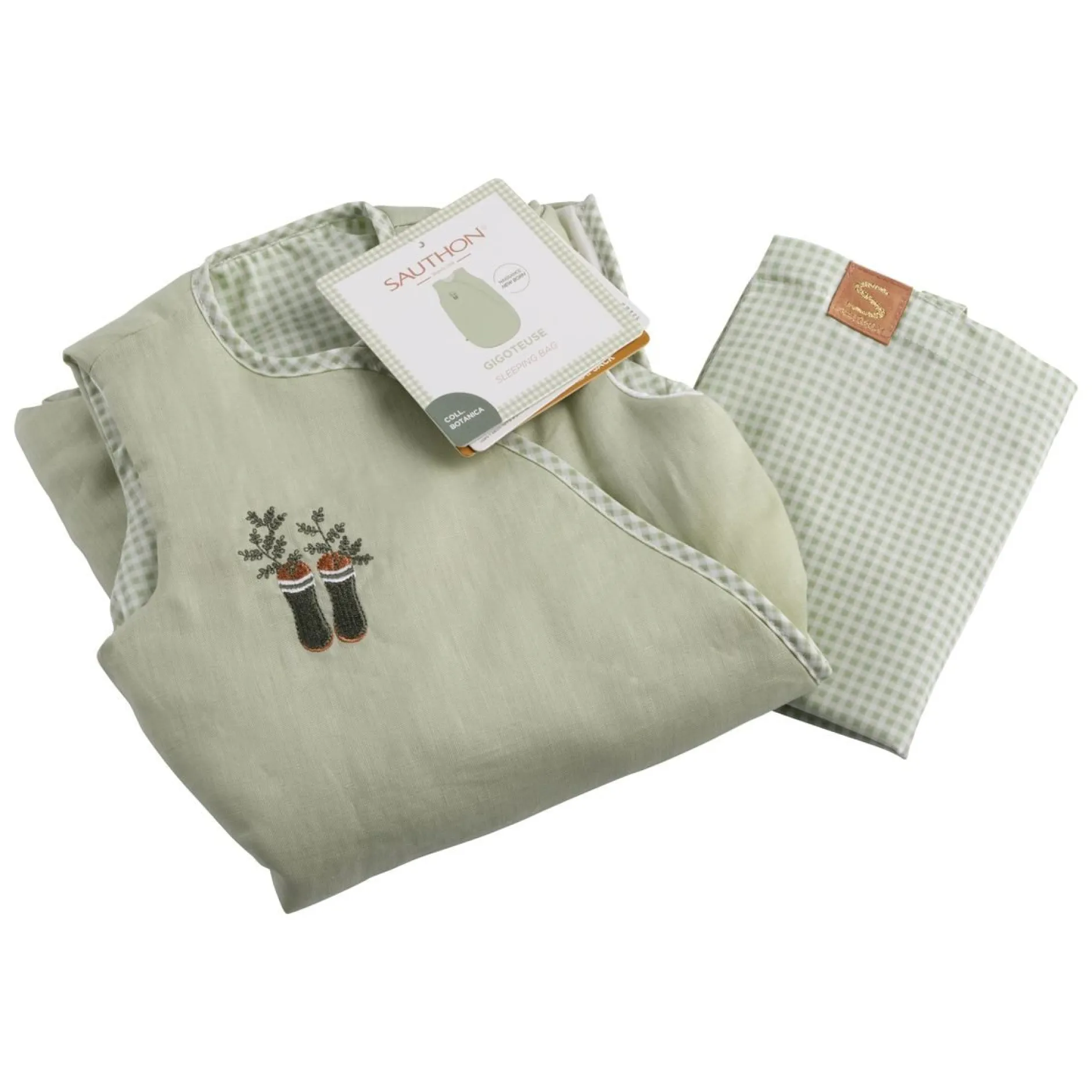 Gigoteuses & Nids D'Ange*Sauthon Baby Déco Botanica Gigoteuse Naissance Naissance de Verte