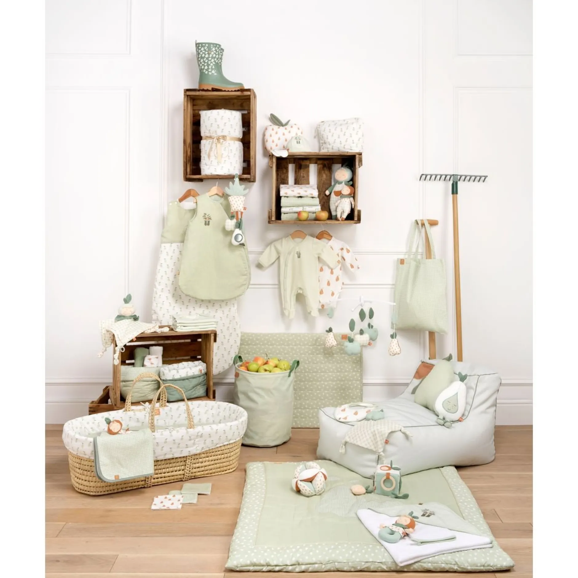 Gigoteuses & Nids D'Ange*Sauthon Baby Déco Botanica Gigoteuse Naissance Naissance de Verte