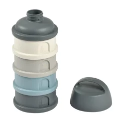 Doseurs*Béaba Boîte Doseuse 4 compartiments de Mineral Grey Blue
