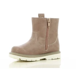 Chaussures Fille|Chaussettes, Collants, Chaussons*P'tit Bisou premiers pas Bottines cœurs 21 de Vieux rose