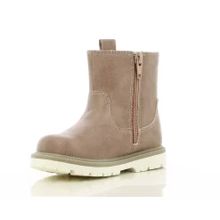 Chaussures Fille|Chaussettes, Collants, Chaussons*P'tit Bisou premiers pas Bottines cœurs 21 de Vieux rose