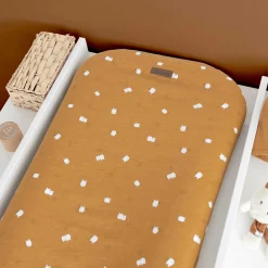 Housse De Matelas À Langer*Domiva Boubou Housse Matelas à langer de Caramel