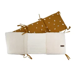 Tours De Lit*Domiva Boubou Tour de lit Adaptable 30 x 180 cm de Beige