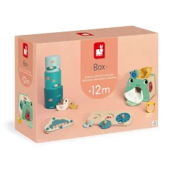 Puzzle|Jouets En Bois*Janod Box 12 mois 4 jouets bois de