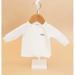 Vêtements Naissance*P'tit bisou Brassière Naissance - 1 mois de Blanc