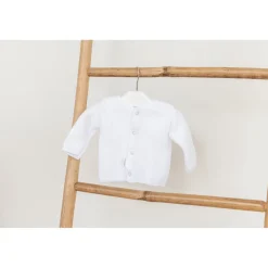 Vêtements Naissance*P'tit bisou Brassière bio 0-1 mois de Blanc